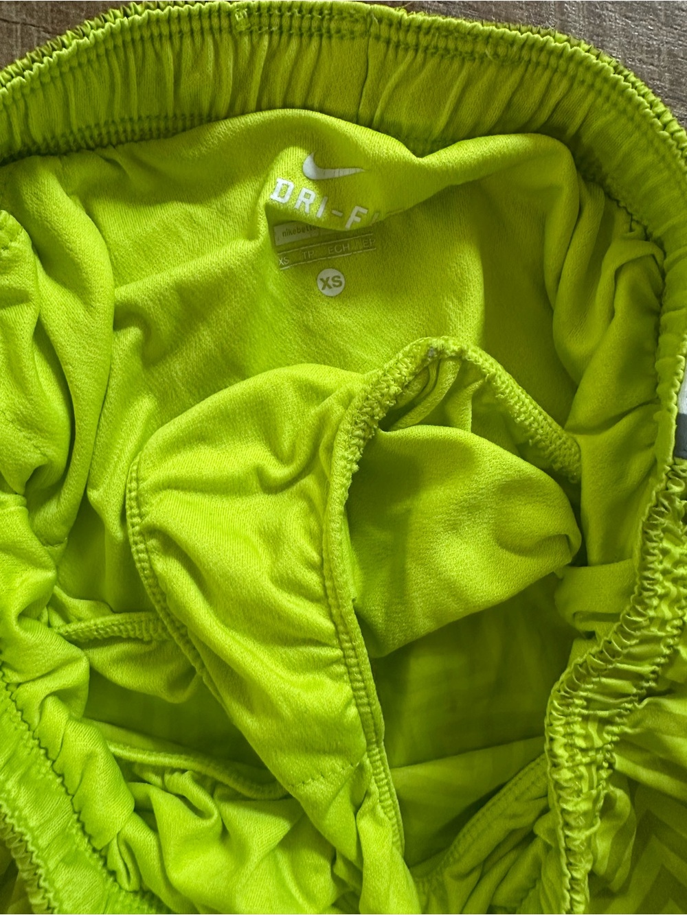 Women’s Neon Athletic Shorts - Bright Coral, Teal, Lime & Pink Mix - Picture 3 of 5